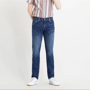 Levi’s 511 Slim Fit Dark Wash Stiff Denim Jeans